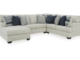 Lowder Stone 4-Piece Left-Arm Facing Sectional With Chaise