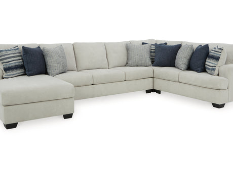 Lowder Stone 4-Piece Left-Arm Facing Sectional With Chaise