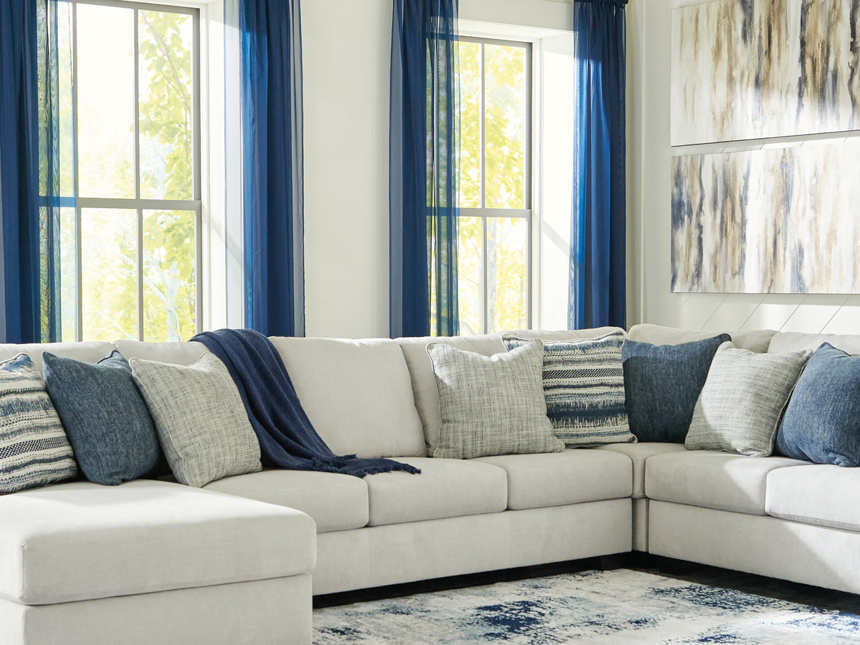 Lowder Stone 4-Piece Left-Arm Facing Sectional With Chaise