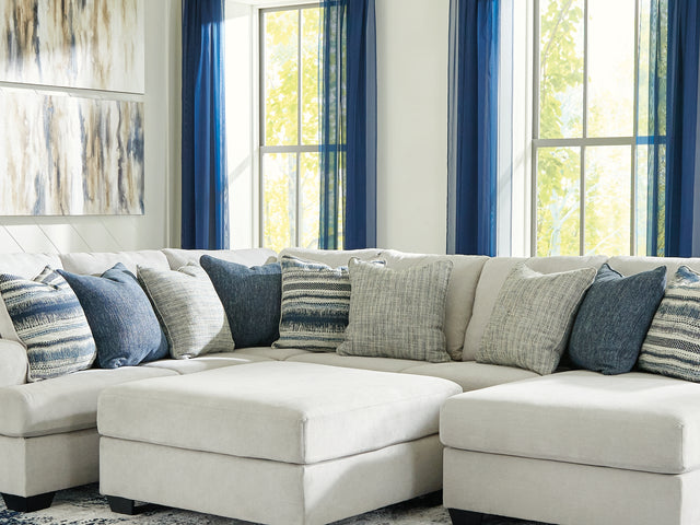 Lowder Stone 4-Piece Right-Arm Facing Sectional With Ottoman