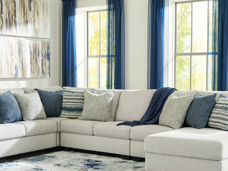 Lowder Stone 5-Piece Right-Arm Facing Sectional With Chaise