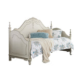 Cinderella Antique White With Gray Rub-Through Daybed