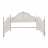 Cinderella Antique White With Gray Rub-Through Daybed