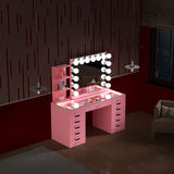 April Promotion ! Eva Vanity Set with 15 bulbs Vanity Mirror(Only sell in California)