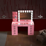 April Promotion ! Eva Vanity Set with 15 bulbs Vanity Mirror(Only sell in California)
