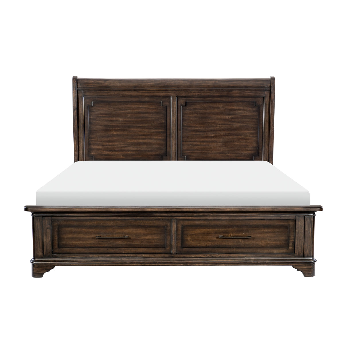 Boone Eastern King Platform Bed With Footboard Storage