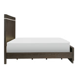 Bellamy Dark Brown Queen Bed