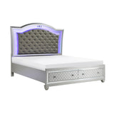 Leesa California King Platform Bed With Footboard Storage