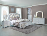 Aria California King Platform Bed With Footboard Storage