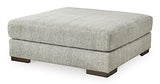 Regent Pewter Park Oversized Accent Ottoman