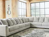 Regent Park Pewter 6-Piece Sectional