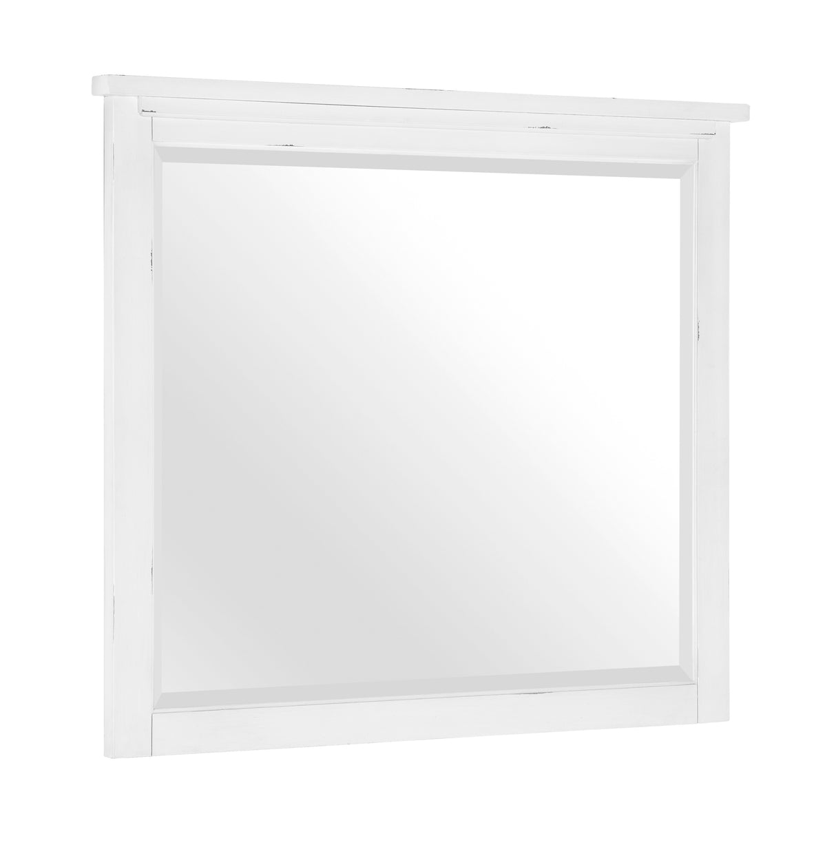 Laurelville Antique White Mirror