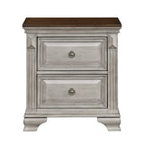 Marquette S Brown And Gray Night Stand