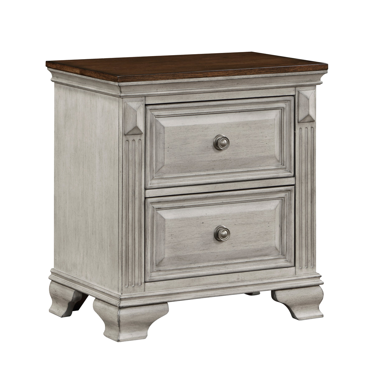 Marquette S Brown And Gray Night Stand