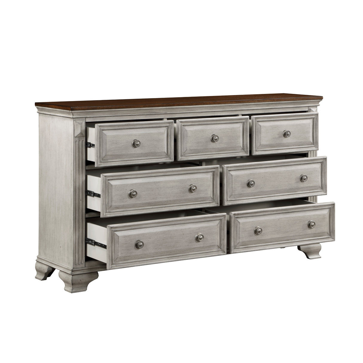 Marquette S Brown And Gray Dresser