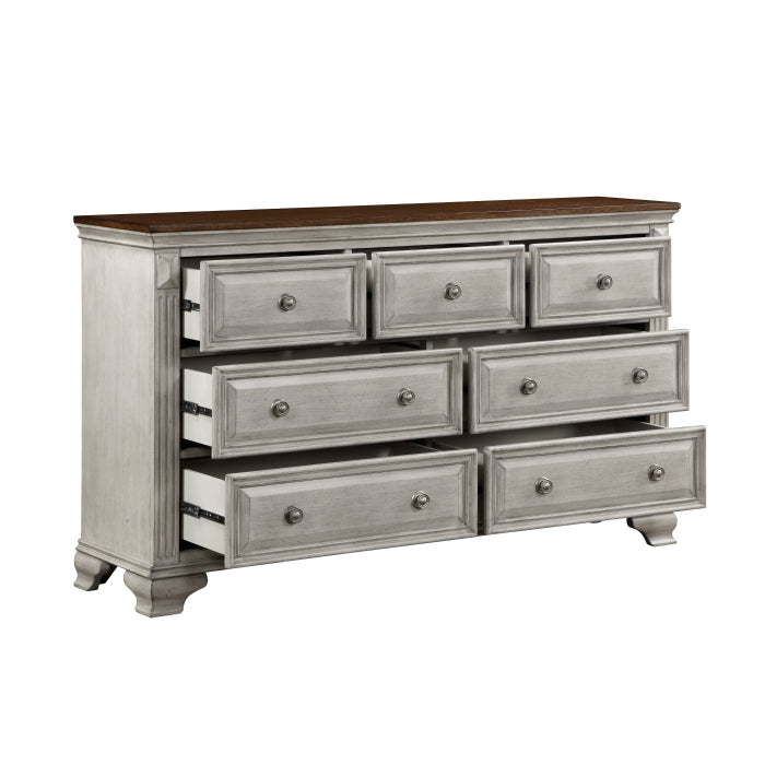 Marquette S Brown And Gray Dresser