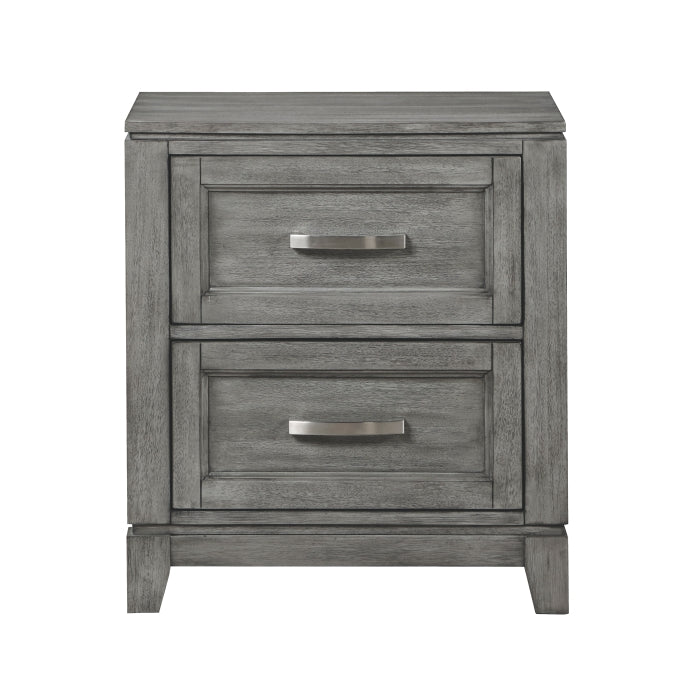 Garretson Gray Night Stand