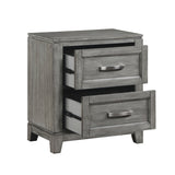 Garretson Gray Night Stand