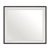 Oslo White And Walnut Mirror