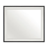 Oslo White And Walnut Mirror