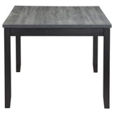 Barlow 6-piece Rectangular Dining Table Set Grey and Black