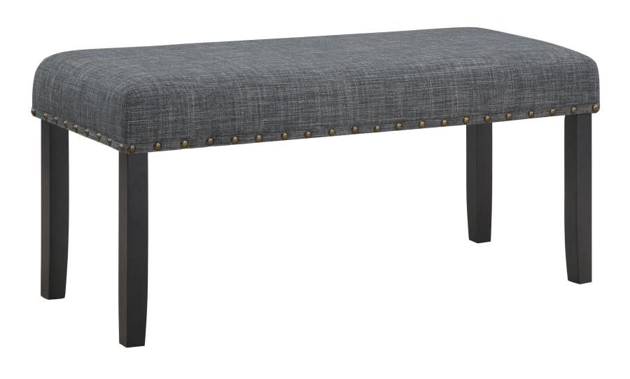 Barlow 6-piece Rectangular Dining Table Set Grey and Black