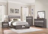 Luster Gray Nightstand