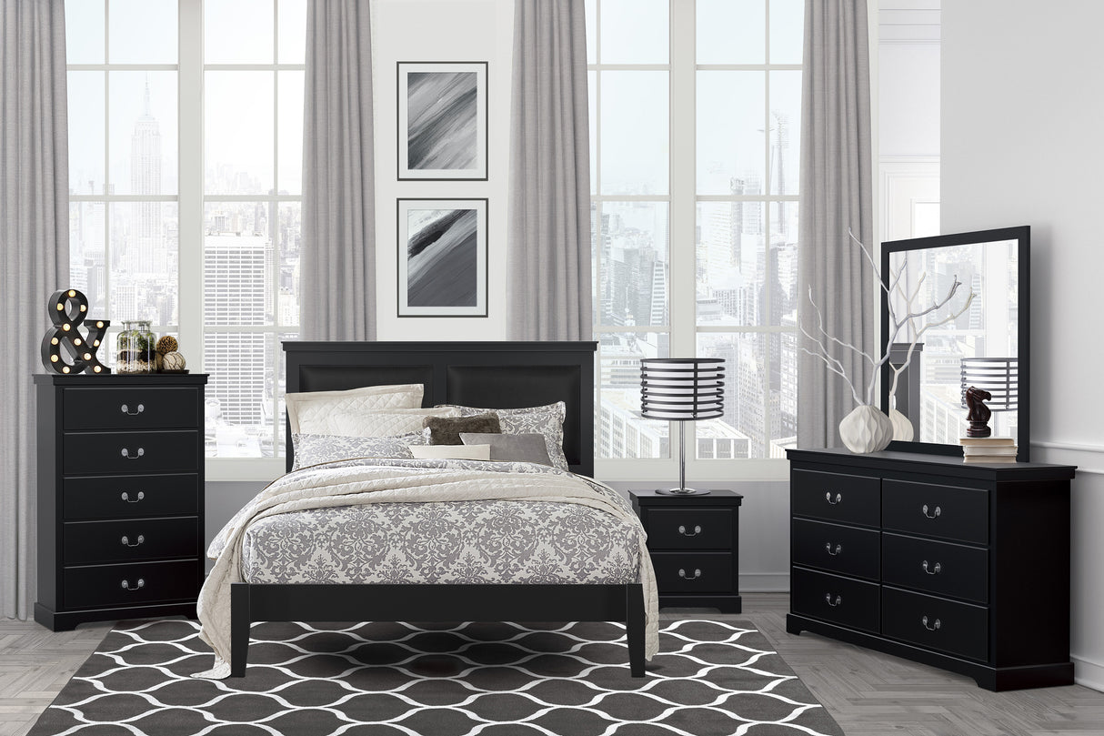 Seabright Black California King Bed