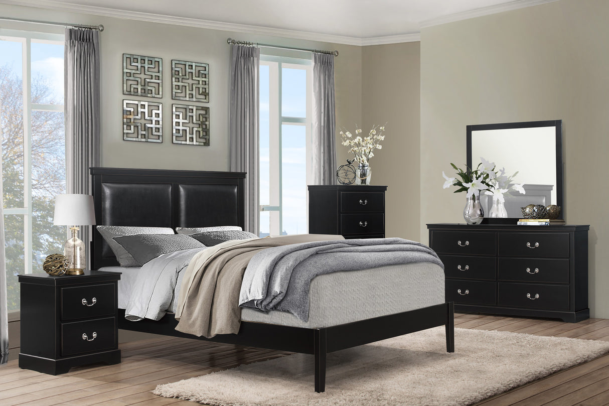 Seabright Black California King Bed