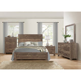 Corbin Brown King Panel Bed