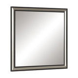 Grant Ebony And Silver Mirror