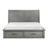 Logandale Eastern King Platform Bed With Footboard Storage