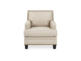 Claredon Linen Sofa, Loveseat And Chair