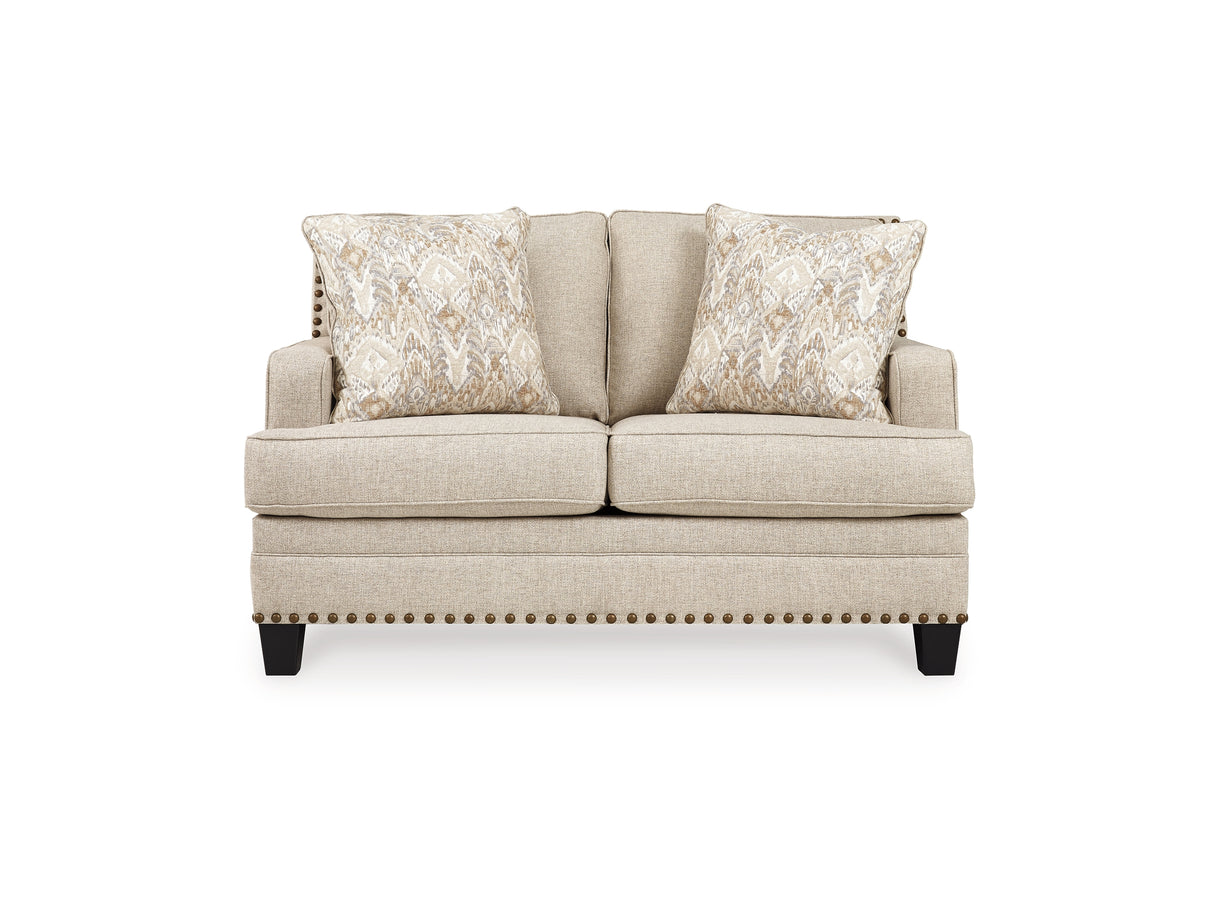 Claredon Linen Sofa, Loveseat And Chair