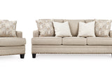 Claredon Linen Sofa, Loveseat And Chair