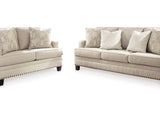 Claredon Linen Sofa, Loveseat And Chair