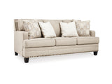 Claredon Linen Sofa, Loveseat And Chair