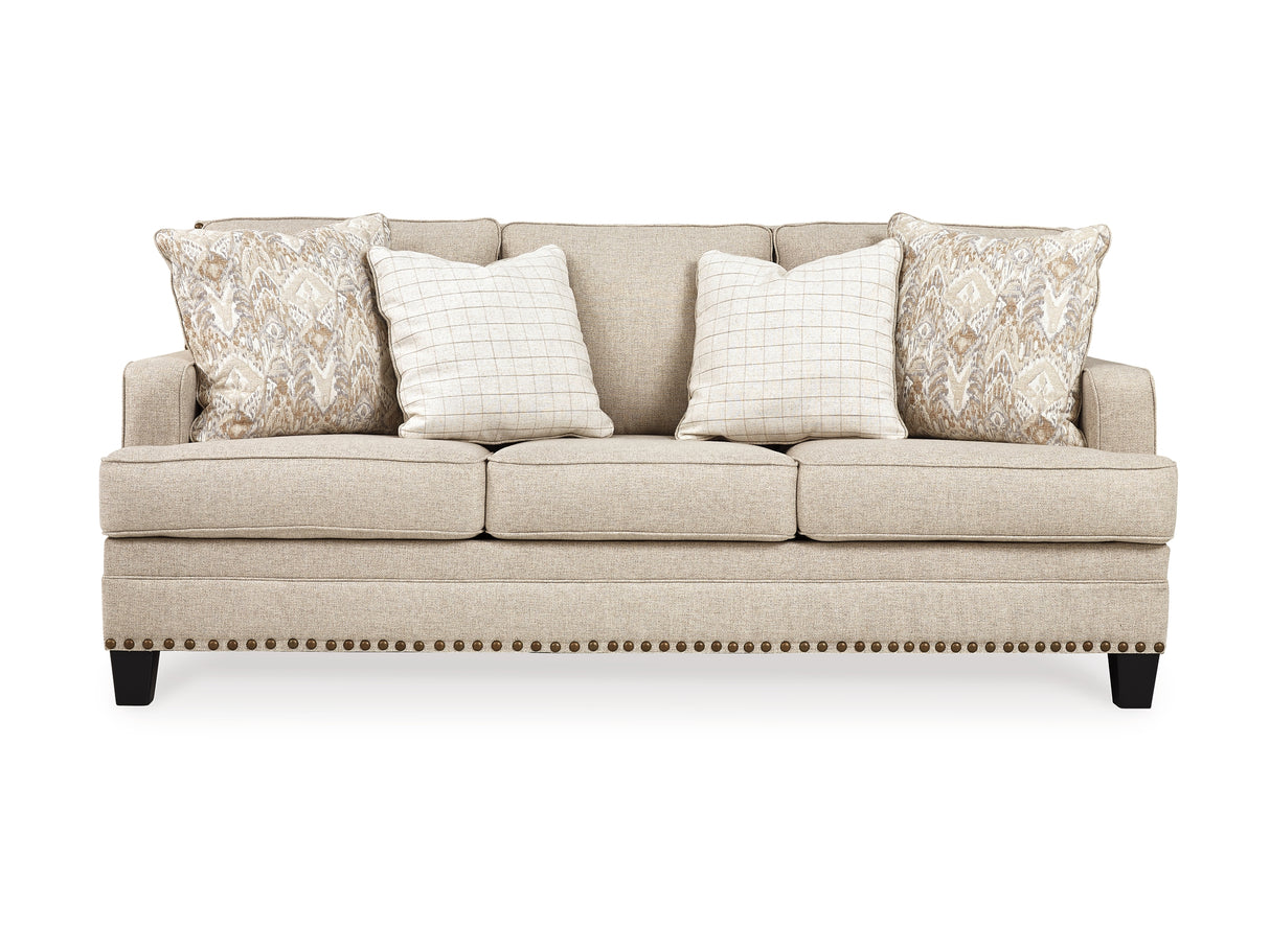 Claredon Linen Sofa, Loveseat And Chair