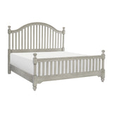 Mossbrook Light Gray Queen Bed