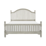 Mossbrook Light Gray California King Bed