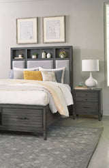Wittenberry Gray California King Platform Bed