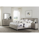 Zephyr Light Gray And California King Bed