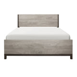 Zephyr Light Gray And California King Bed