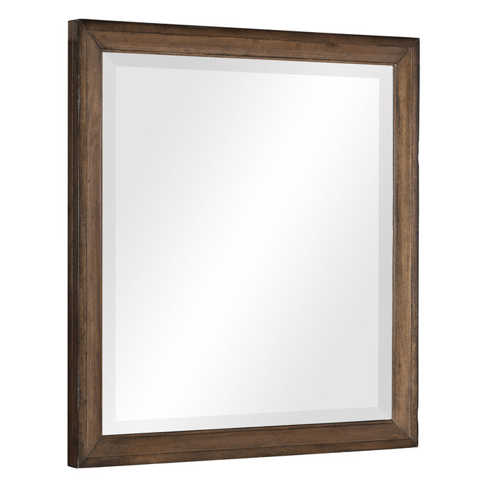 Brevard Light Brown Mirror
