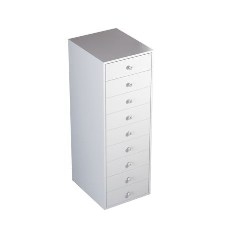 9-Drawer Makeup Vanity Storage Unit