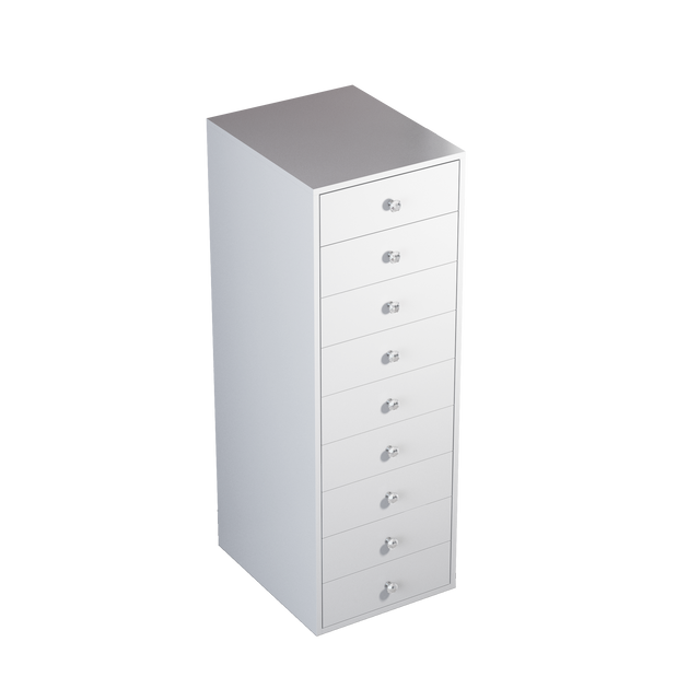 9-Drawer Makeup Vanity Storage Unit