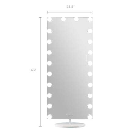 Marilyn Hollywood Vanity Mirror - Full Length Mirror with Swivel 180º Rotation Stand