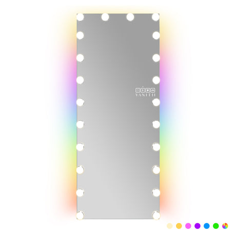 Hollywood Vanity Mirror - Full Length Vanity Mirror with Bluetooth Speaker