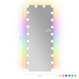 Hollywood Vanity Mirror - Full Length Vanity Mirror with Bluetooth Speaker