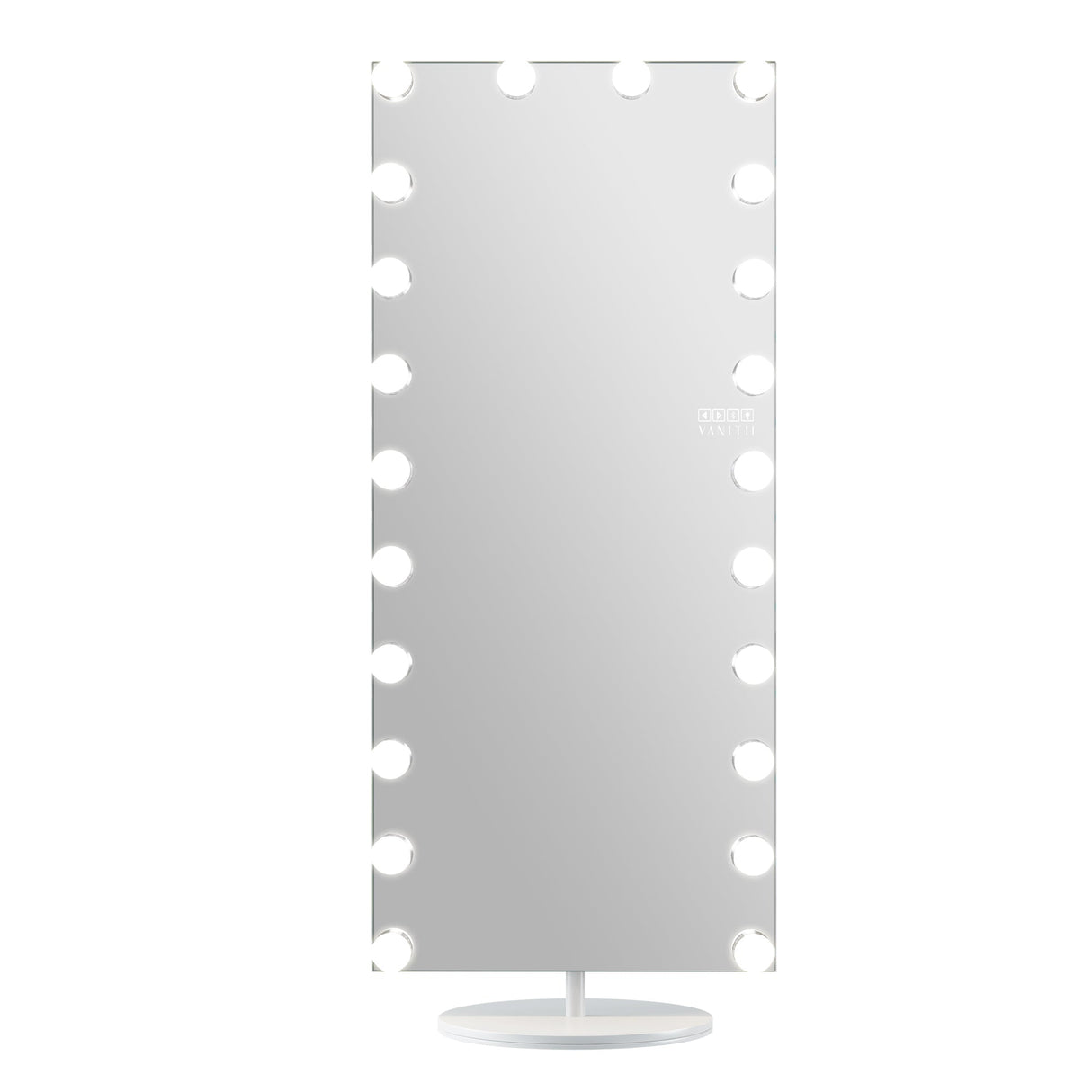 Marilyn Hollywood Vanity Mirror - Full Length Mirror with Swivel 180º Rotation Stand